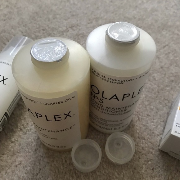 NEW Olaplex Bundle - Bond Maintenance Shampoo & Conditioner, Bond Smoother & Oil - Picture 2 of 4
